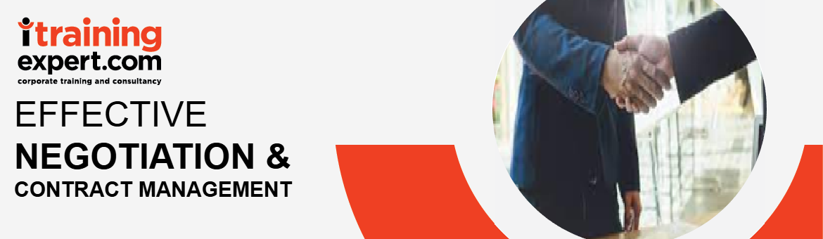 Effective Negotiation & Contract Management  